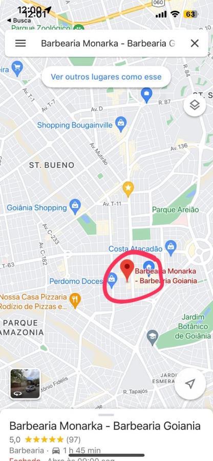 Alto do Bueno 4quartos 16 pessoas Rua do bar Mercatto! Goiânia Exterior foto
